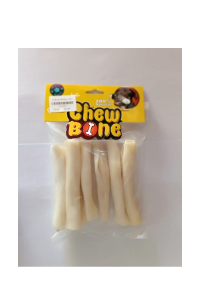 Chew Bone Roller Rawhide 6 Pieces